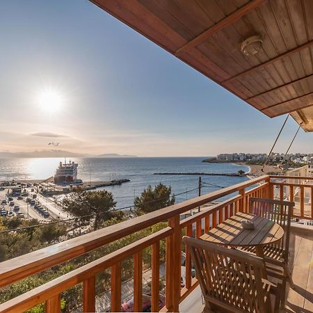 Caldera Close To The Port, Airport & Athens Рафіна Екстер'єр фото