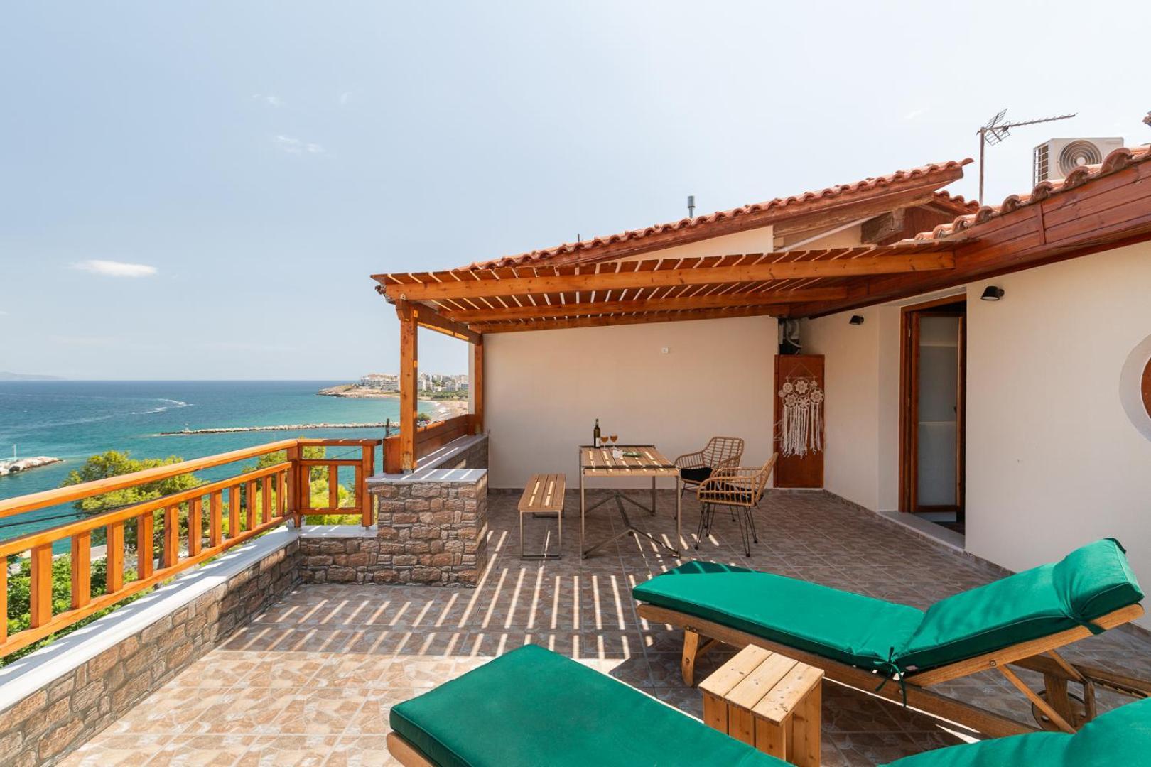 Caldera Close To The Port, Airport & Athens Рафіна Екстер'єр фото
